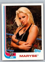 #68 Maryse 2007 Topps Heritage III WWE Rookie