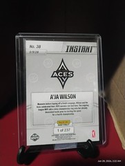 2026 Panini Instant WNBA #38 A’ja Wilson Las Vegas Aces Rings PR:237