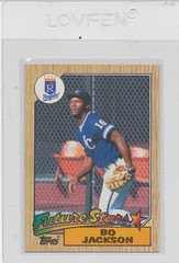 1987 Topps Future Stars Bo Jackson RC #170 Kansas City Royals