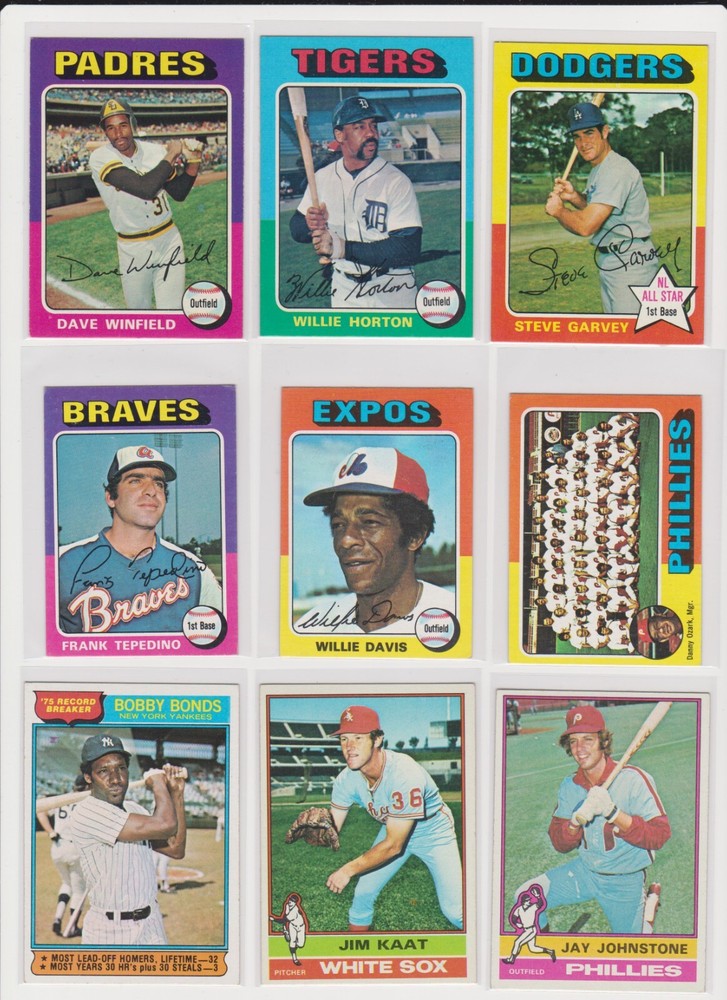 1975 1976 Topps Baseball pick base stars RC rookie mini HOF VG **SEE SCANS**
