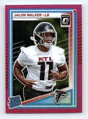 2025 Donruss Optic Pink Jalon Walker Rookie Atlanta Falcons #165
