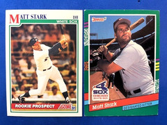 Matt Stark 1991 Score Rookie Prospect & 1991 Donruss Baseball – White Sox