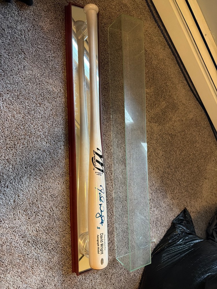 david wright signed bat