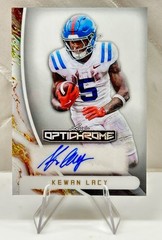 KEWAN LACY 2026 LEAF Optichrome White Refractor Auto #1/1 Ole Miss 🔵🔴🦈