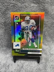 2022 Barry Sanders Donruss #93 Gold Premium Press Proof – Lions
