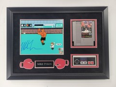 MIKE TYSON AUTOGRAPHED 8×10 PHOTO PUNCH-OUT BECKETT COA, W Game & CONTROLLER
