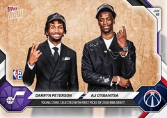 2026 Topps Now NBA Draft #DPAJ Darryn Peterson / AJ Dybantsa RC – Presale