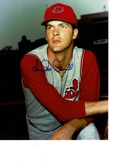 Cleveland Indians Sudden Sam McDowell autographed 8×10 color photo