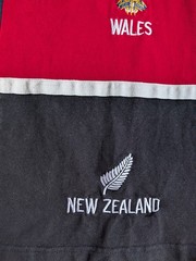 Vintage Cotton Traders All Nations Rugby Shirt XXL Rare Free Post