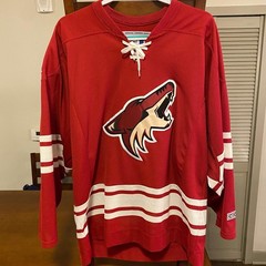 Arizona Coyotes NHL Hockey Jersey Adult Medium- CCM – Red Retro