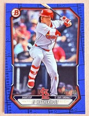 2026 Bowman – Prospects JJ Wetherholt #BP-115 Blue Pattern /150