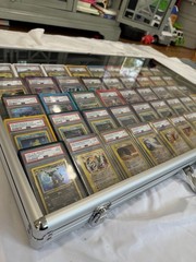 Standard/Jewlery Display Case Card Riser Stands – Holds Slabs and more! 30 Count