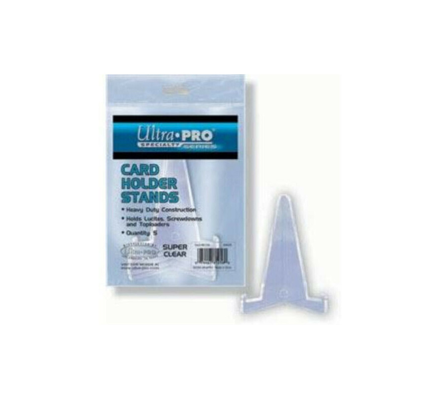 (20 Pack) Ultra Pro Small Ultimate Card Holder Stands – Unfoldable Easel Design