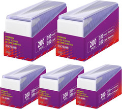 1000 Packs Card Sleeves 3″X4″ Baseball Collectible Trading Card Protective Sleev