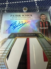 Patrik Schick 1/5 Prodigious Patches Auto 2021-2022 Topps Tier One – Bundesliga