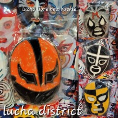 Lucha libre metal belt buckle(around 3.2 in)