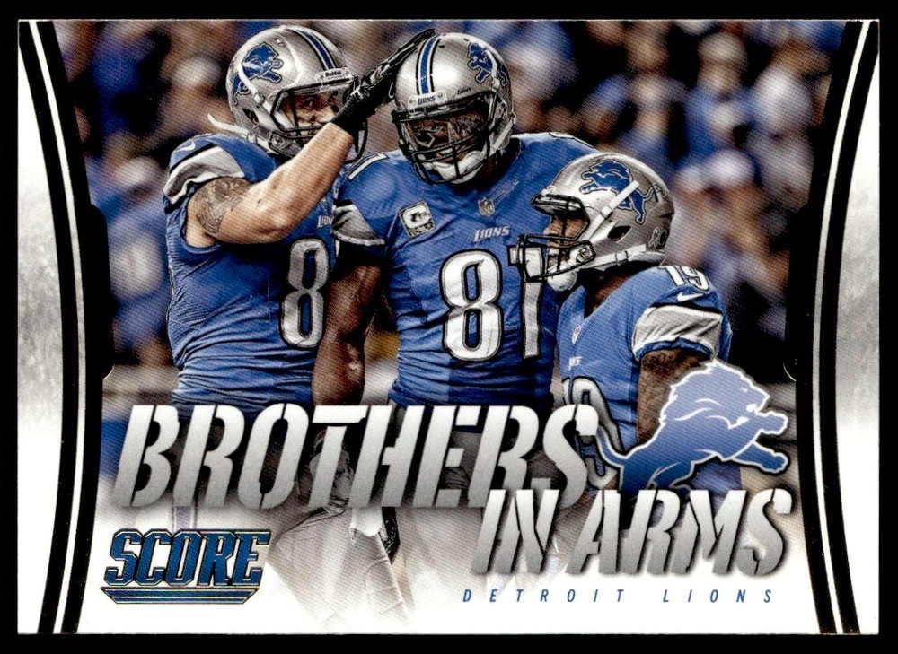 2014 Score Brothers In Arms Detroit Lions Detroit Lions #BA-11