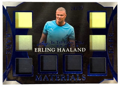 2025 Leaf In The Game Used Jersey Erling Haaland #/35 Rare Materials Octo Swatch