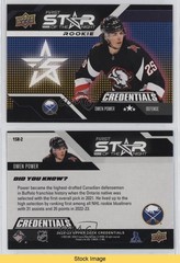 2022-23 Credentials 1st Star of the Night Rookies Owen Power #1SR-2 RC READ 0qr0