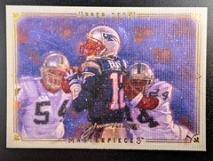 Upper Deck 2008 Masterpieces Tom Brady Base Set #83 New England Patriots