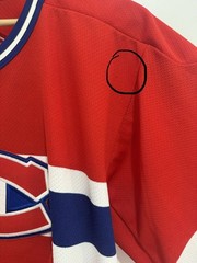 VTG CCM Montreal Canadiens NHL Hockey Red Jersey USA 90s Sz M