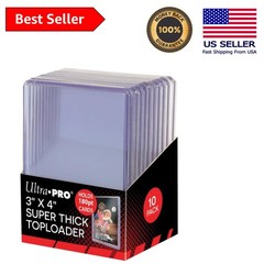 Ultra Clear 3″ x 4″ Toploader – 10 Pack for Card Enthusiasts and Collectors