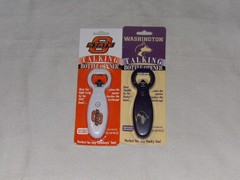 NCAA VARIOUS TEAMS TALKING BOTTLE OPENERS CLEMSON OREGON WISCONSIN NIP
