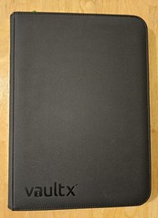 Vault X 9 Pocket Zip Trading Card Binder 360 Cards Exo-Tec (Black)