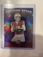 Brock Purdy Certified Stars #CST-BPY Mirror Purple /299 San Francisco 49ers