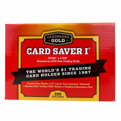 CARD SAVER 1 CS1 (BOX/200) SEMI-RIGID HOLDERS FOR GRADING SUBMISSIONS PSA BGS