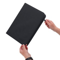 1 BCW Black 9-Pocket Z-Folio LX Leatherette Album