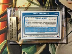 2011 BOWMAN CHROME GEORGE SPRINGER RC REFRACTOR PROSPECTS BGS 9.5 GEM MINT