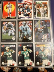 Dan Marino Binder – 1985-1999 Football Cards Lot Miami Dolphins HOF (200+)