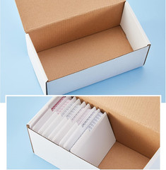 6 Pcs 400 Count Trading Card Storage Box Game Collectible Sport Trading Cases fo