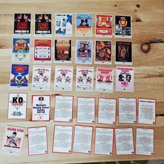Lot of 32 1989 KO Boxing Cards- SHOWBOAT BOXING EVENT Collectors Series RARE!