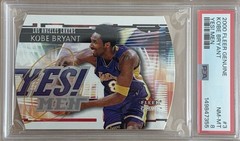 2000 Fleer Genuine Kobe Bryant Yes! Men Insert #3 Lakers /10 PSA 8 Basketball