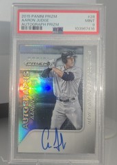2015 Panini Prizm – Autographs Aaron Judge #28 (AU, RC)