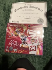 Christian Mccaffrey Signed Picture Fanatics NFL