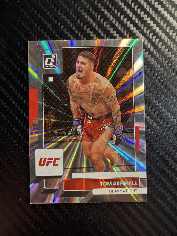2023 Donruss UFC #21 Tom Aspinall Holo Laser #/99