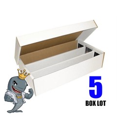 5x BCW 3000ct 3-row Storage Box with LID (5ct Lot) – $10.86/Box FREE SHIP