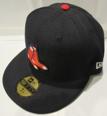 MLB Boston Red Sox 9/11 Memorial Fitted Baseball Hat 7 3/8 Home Navy Blue Alt
