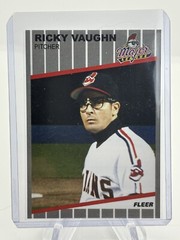 Rick Vaughn “WILD THING” GLASSES from MAJOR LEAGUE W/Card And Sticker