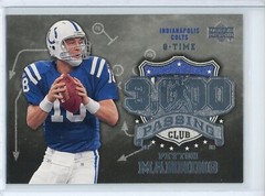 2006 Upper Deck 3000 Yard Passing Club #3KPPM Peyton Manning Colts