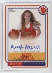 2024 Topps Chrome McDonald’s All American Event Avery Howell #EA-AH Auto 10np