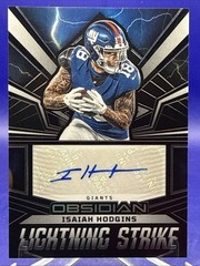 2023 Panini Obsidian – Lightning Strike Signatures Isaiah Hodgins #LSS-IHO /199