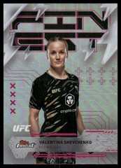 2025 Finest UFC Refractors #285 Valentina Shevchenko R – UFC