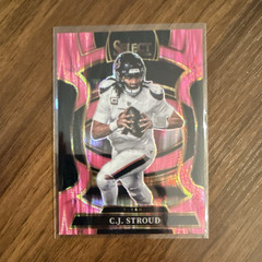 Panini Select 2025 C.J. Stroud Houston Texans #34 Concourse Pink Prizm