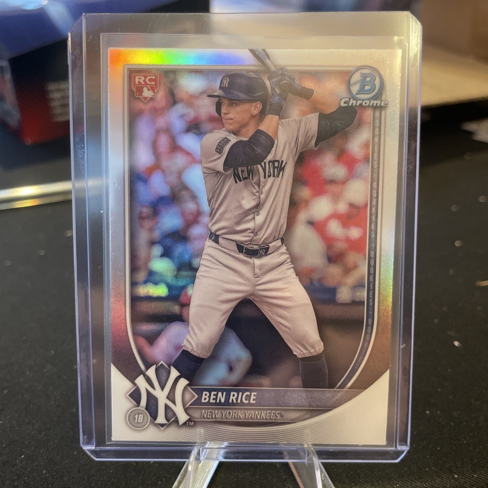2025 Bowman – Rookie Red RC Variation Ben Rice #85 Sp Rookie Red Rc Chrome…