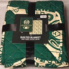 The Northwest Group Colorado State Rams Green White Blanket 60 in x 80 in NCAA