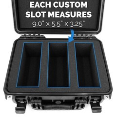 CM Graded Card Case Storage Box FITS 80+ PSA BGS Sports Trading Cards Waterproof